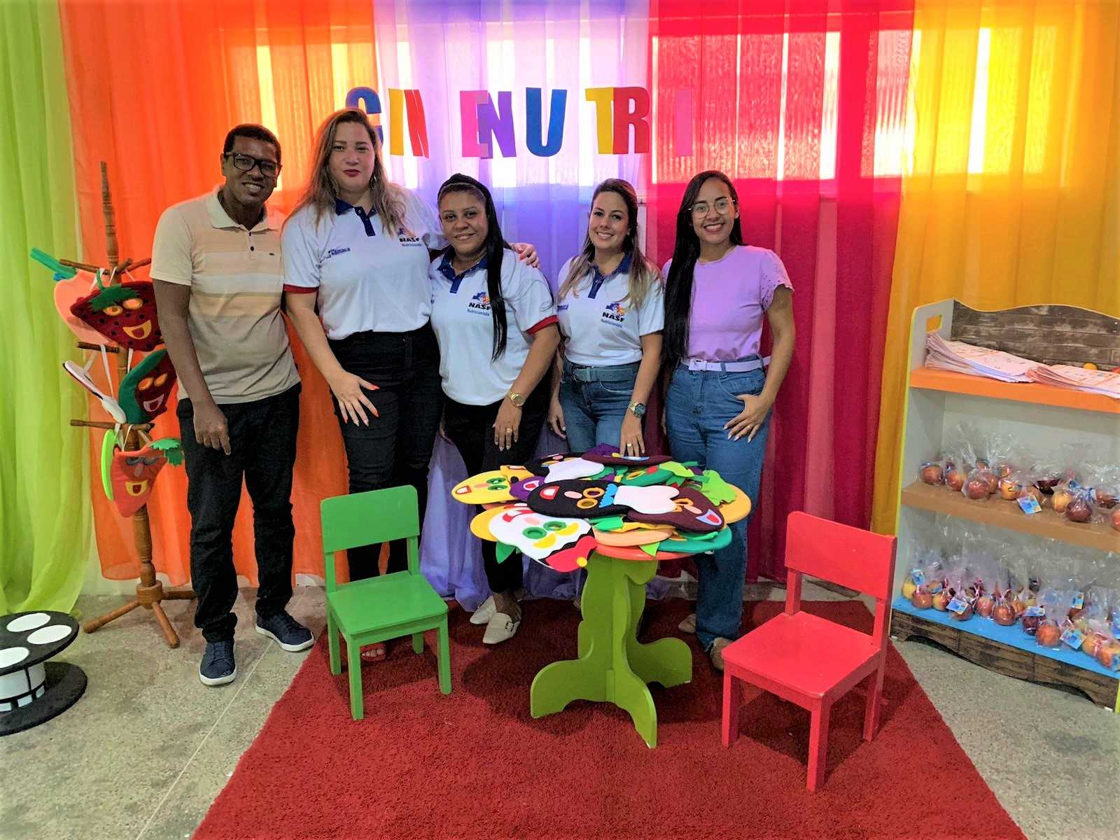 Camacã: O NASF comemorou o dia da Nutrição com diversão e aprendizado para alunos das creches